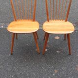 Brutalist chairs, mountain decor, Albert Haberer