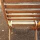 4 teak garden chairs