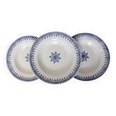 3 assiettes creuses vintage de St Amand modèle Primax 211255