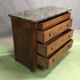 Chest of drawer restoration XIXth Walnut