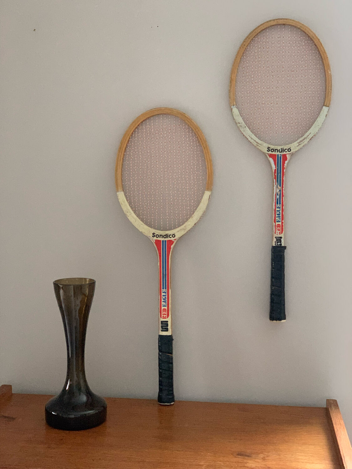 Vintage tennis rackets