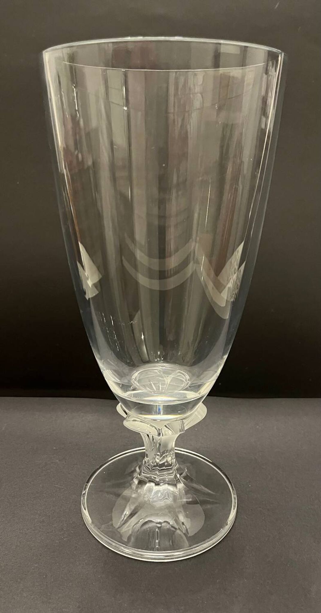 Grand vase en cristal
