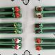 Lot de 12 porte couteaux céramique décor légumes