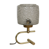 Brass and glass lamp