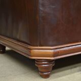 Chesterfield leather sofa