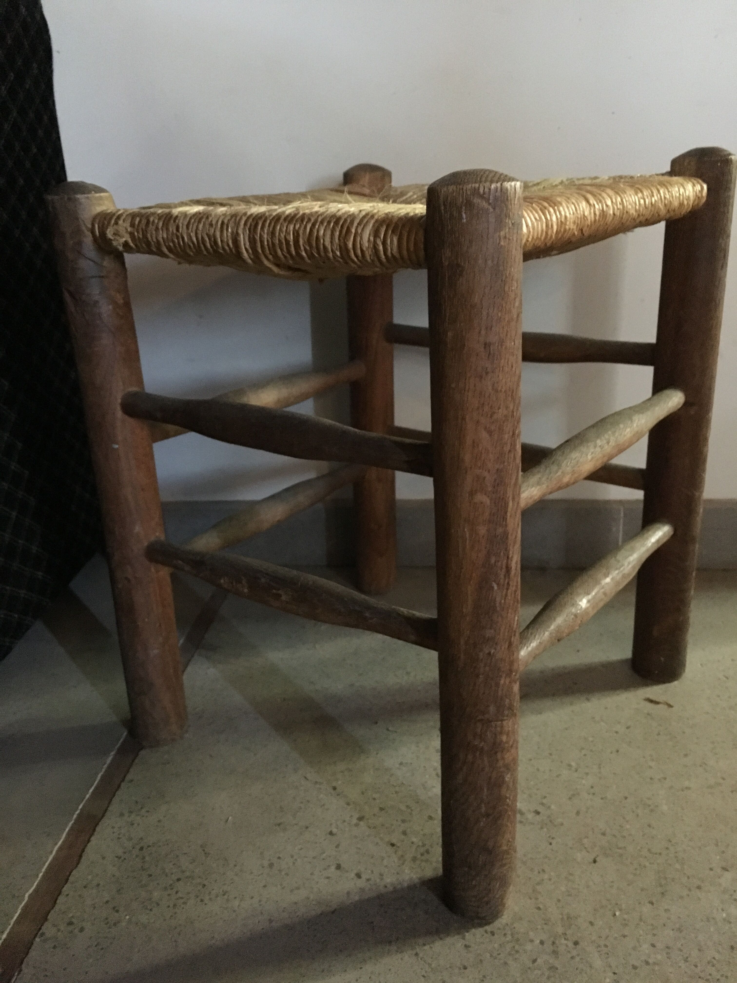 Straw stool 1960