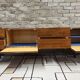 Vintage Scandinavian lowboard in teak – Minimalist sideboard from the 60s/70s.