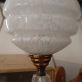 Vintage glass table lamp