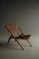 Vintage Dutch Slatted Lounge Chair in Beech, 1950s