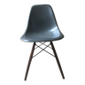 Eames DSW chair - Herman Miller edition - elephant gray fiberglass