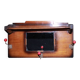 Vintage mahogany coat rack, 1950s