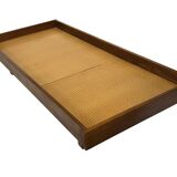 Vintage daybed with drawers 1960s in teak minimalist design