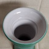 Turquoise ceramic vase Entrevaux