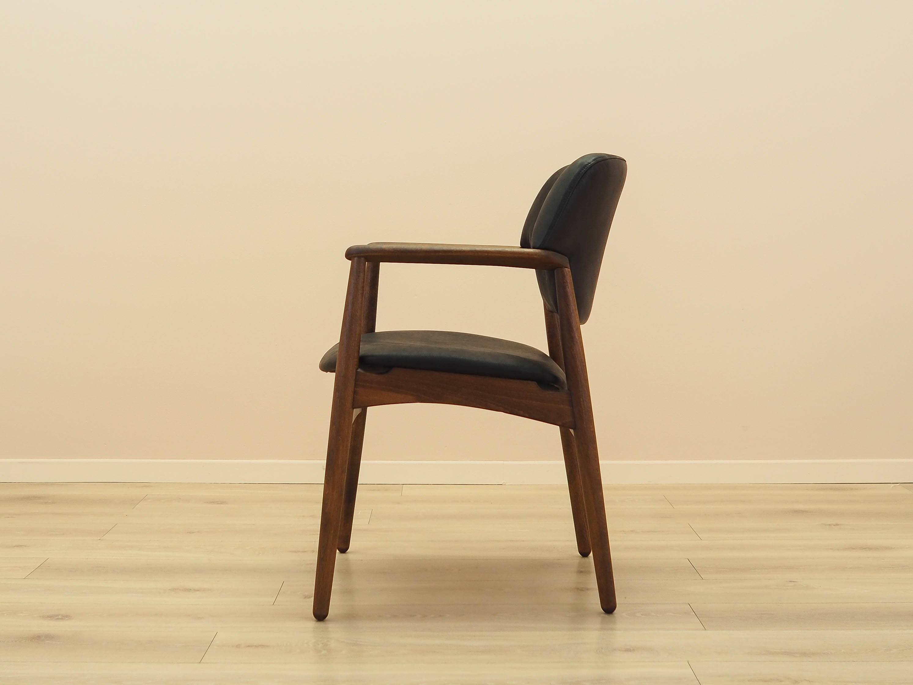 Larsen & Madsen Oak Lounge Chair for Fritz Hansen, 1970s