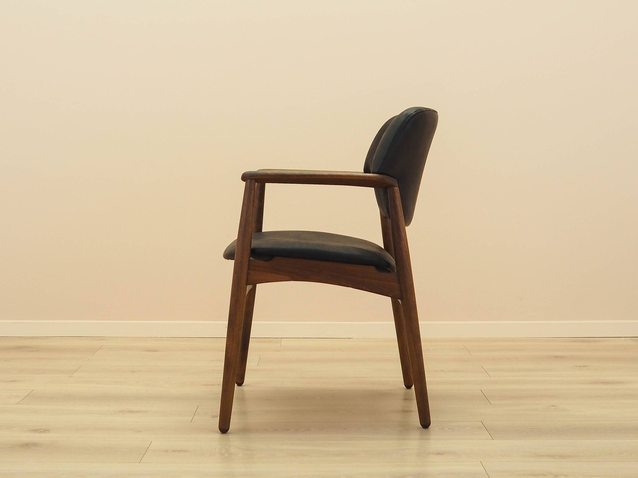 Larsen & Madsen Oak Lounge Chair for Fritz Hansen, 1970s