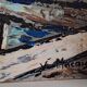 Fishing port painting - oil on wood panel, signed y. macaigne