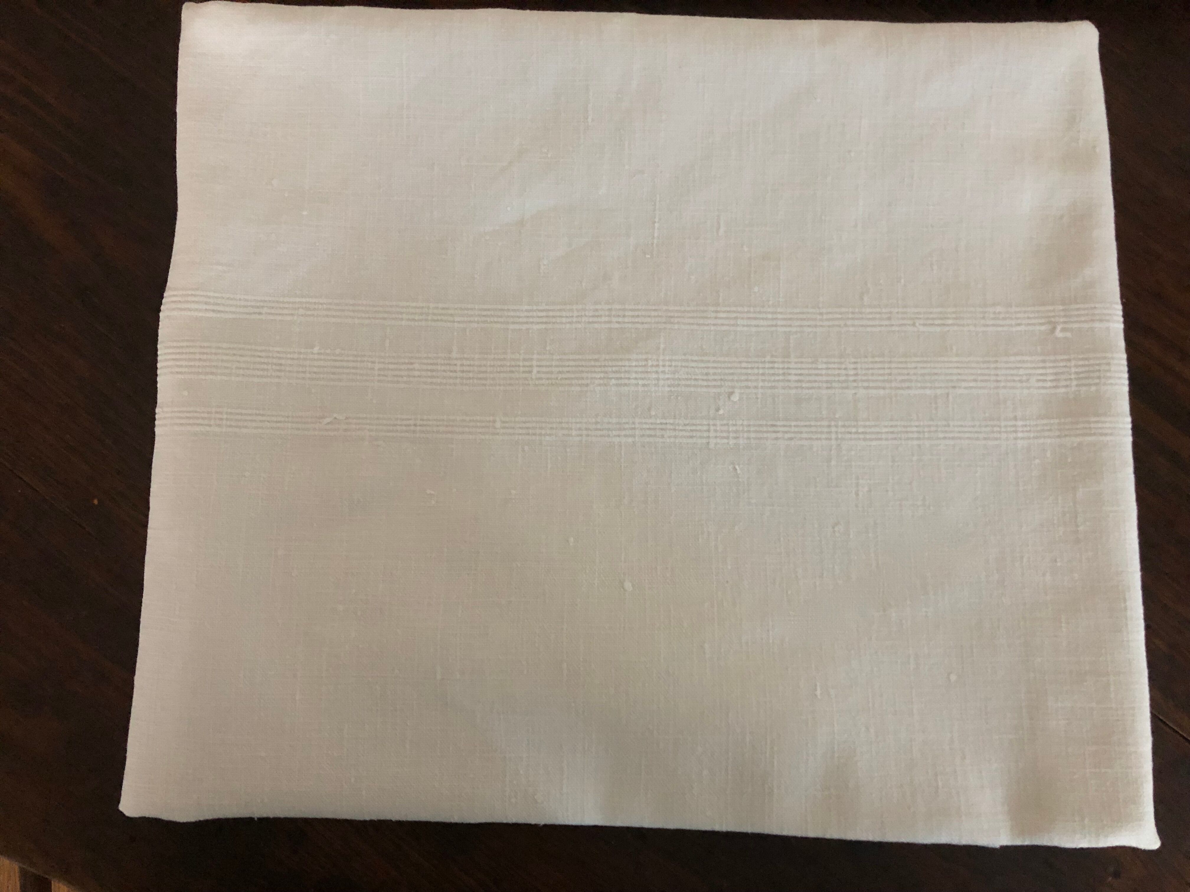 Winegrower's tablecloth, old linen