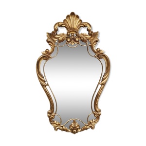 Miroir doré baroque esprit rocaille