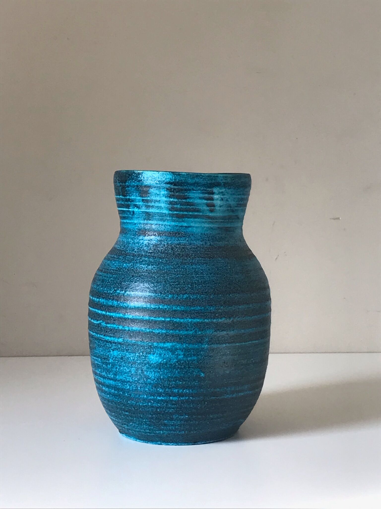 Vase céramique  série gauloise par accolay vintage années 60
