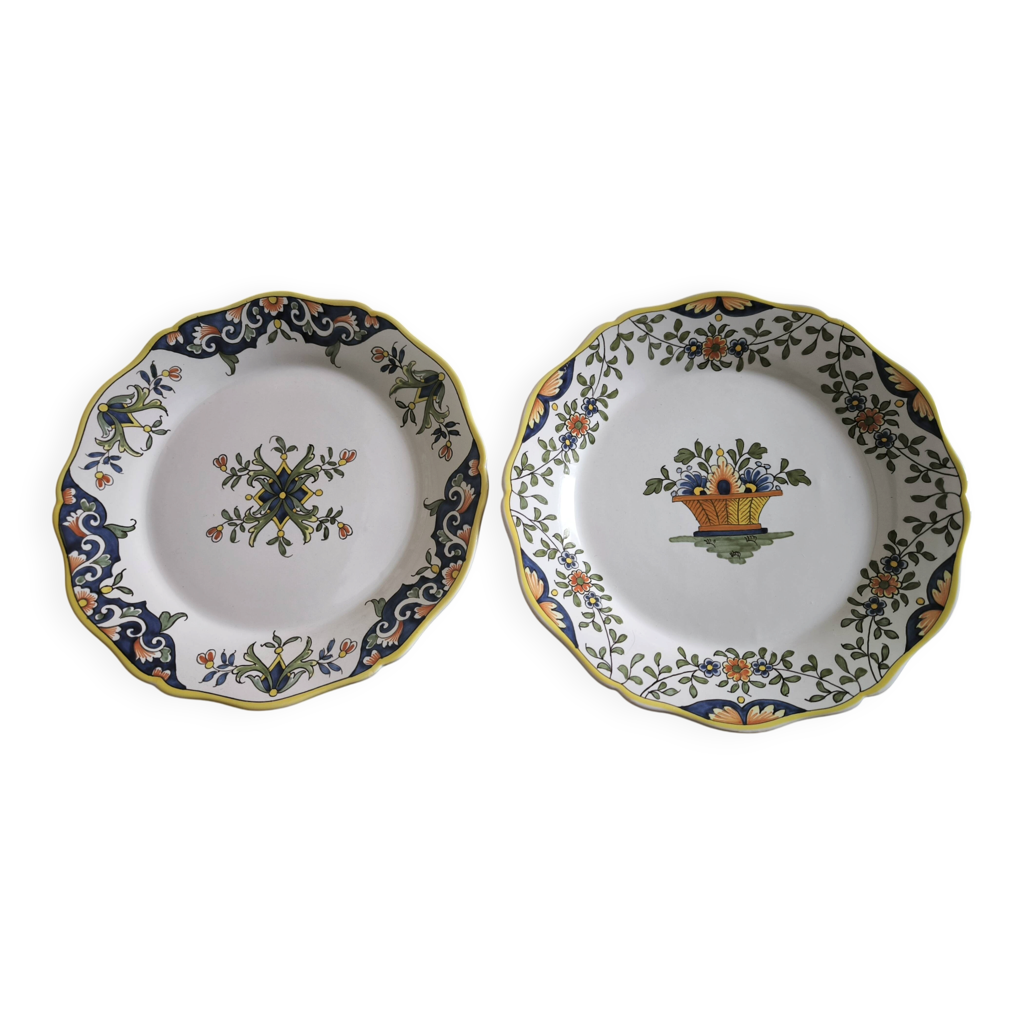 Set of two plates by Géo Martel.