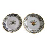 Set of two plates by Géo Martel.