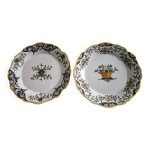 Lot de deux assiettes de Géo Martel