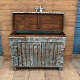 console - Burmese teak wedding chest