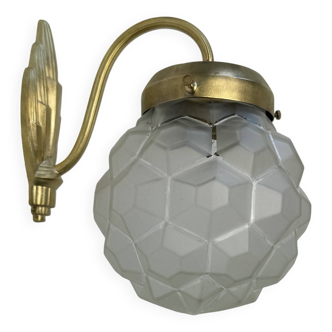 Old vintage art-deco swan neck wall light