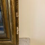 Ancien miroir doré Louis Philippe 130x85 cm