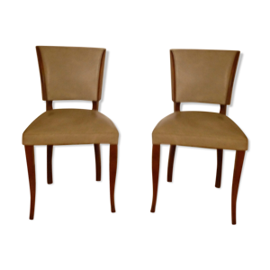 Paire de chaises en chêne