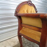 Vintage telephone furniture bench and tablet with 1 drawer