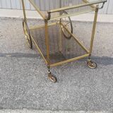 Vintage brass server