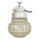 Vintage White Porcelain Pendant Light, 1970s