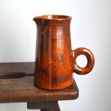 Tamegroute-inspired stoneware carafe