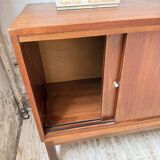 Enfilade teck XL années 60 constructiviste