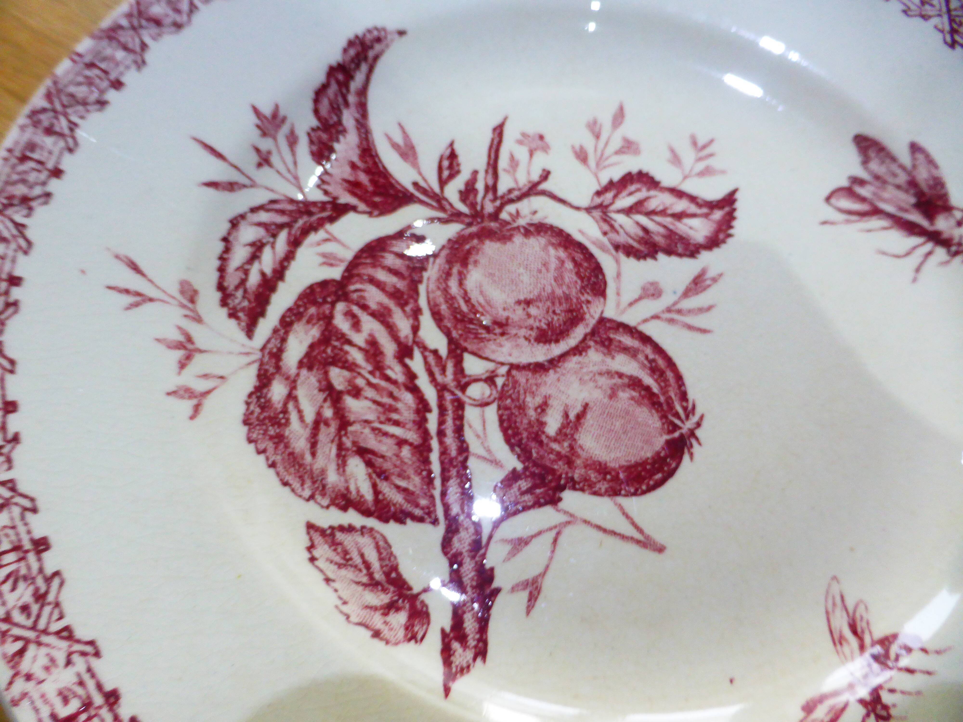 1 plate dessert in terre de fer from choisy le roi