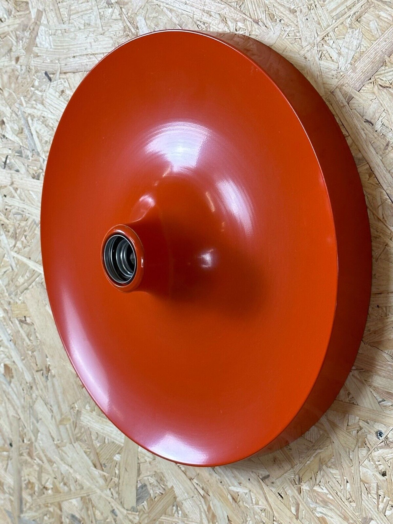 Applique murale Teka Orange Space Age design aluminium métal