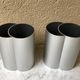 Pair of minimalist vase, 70s