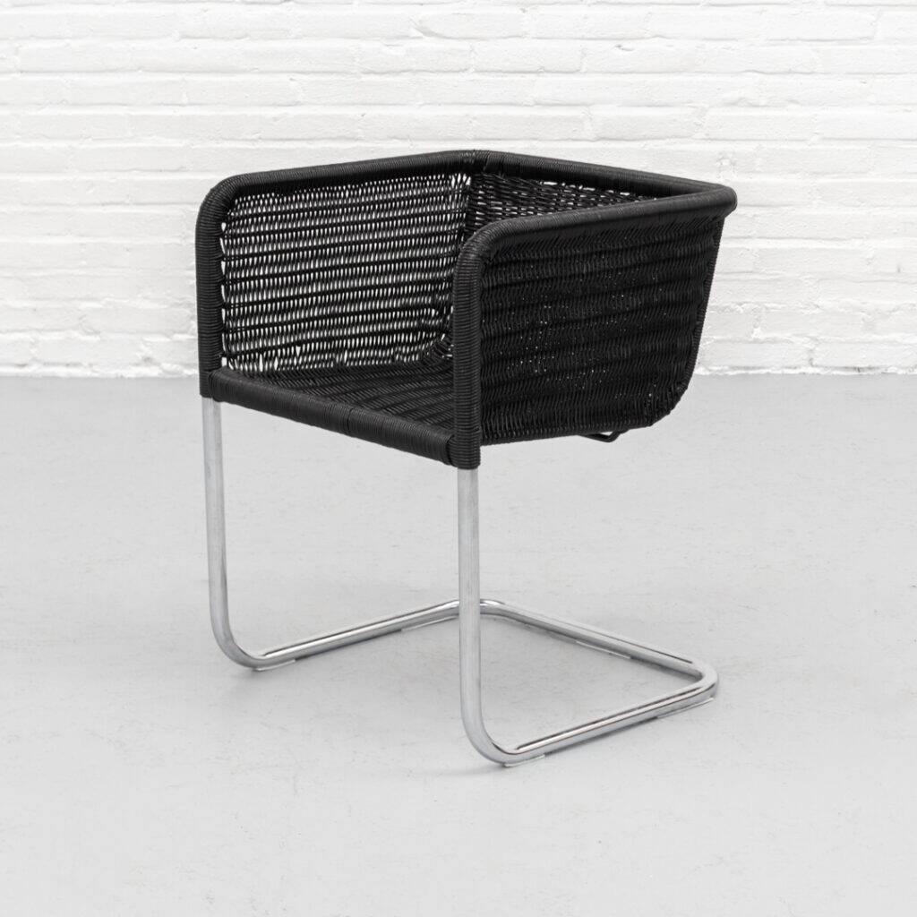 Ensemble de chaises de salle à manger Tecta D44 des années 1980