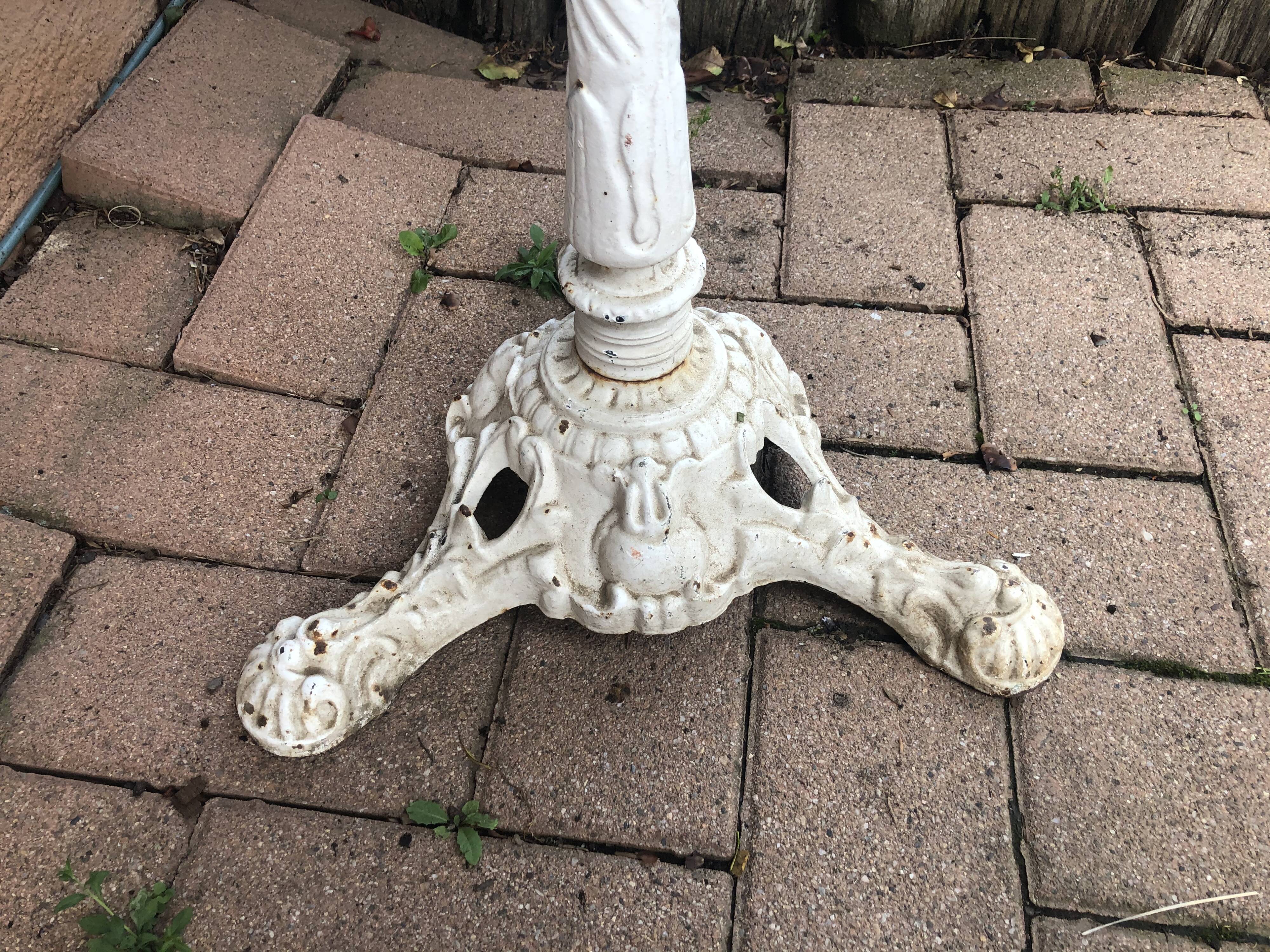 Old bistro table