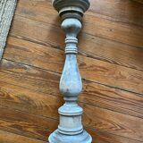 Old wooden church candle holder