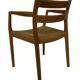 Vintage Niels Otto Moller Armchair Model 67 in Oak Danish Design