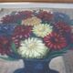Old painting dahlias