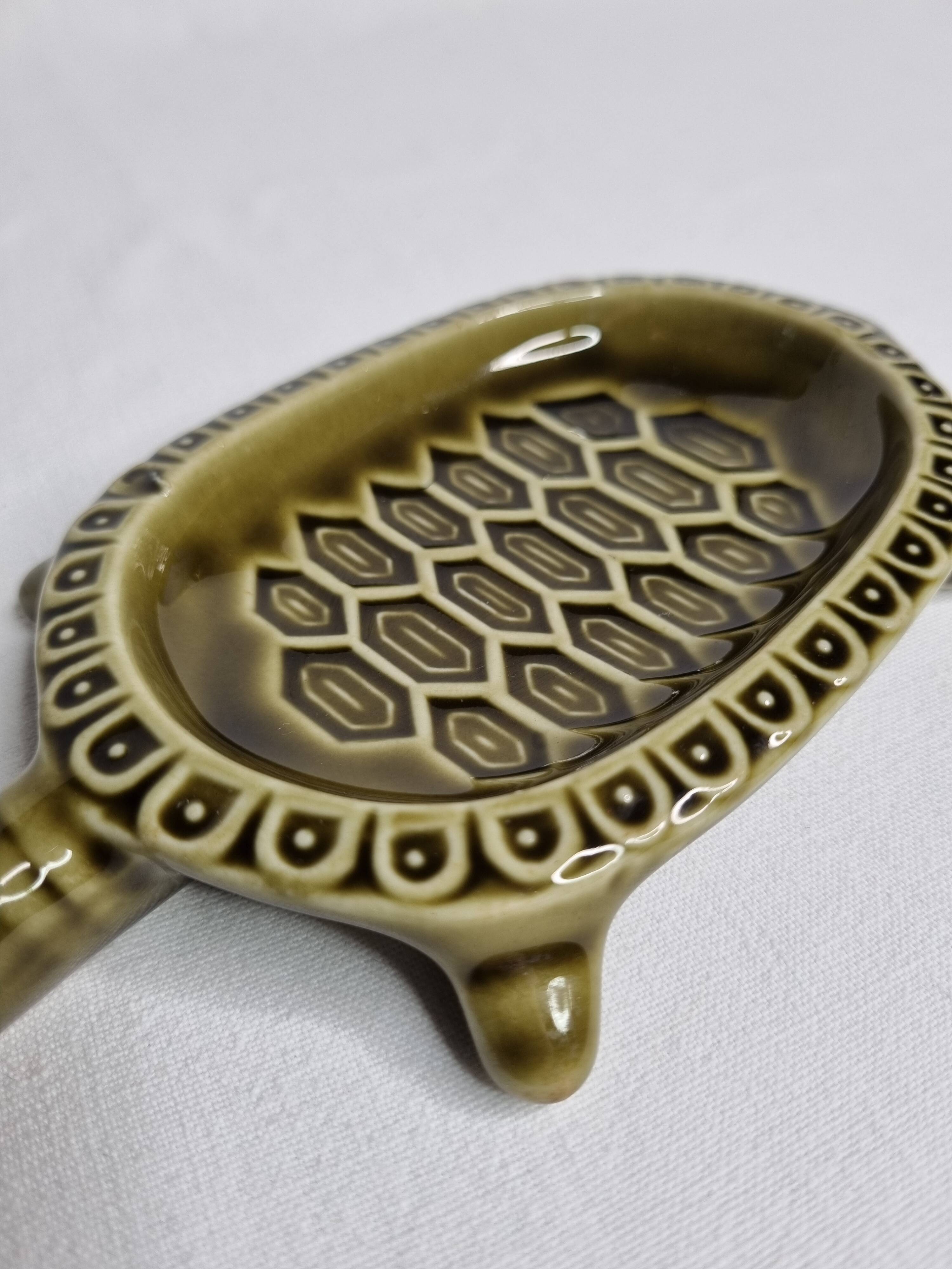 Vintage Villeroy & Boch Ceramic Turtle Soap Dish, 16.5 cm