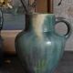Ancient pottery with blue enamel 19th century