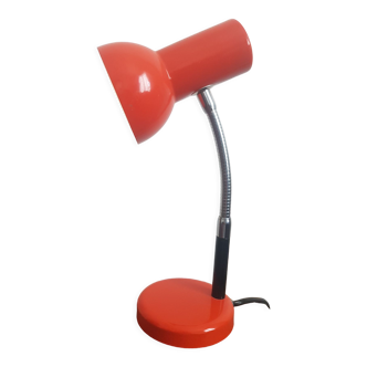 Vintage red metal lamp