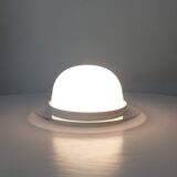 Vintage wall lamp in opaline and lucite