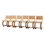 Bas van Pelt Rare Set of 6 Dining Chairs for My Home 1936