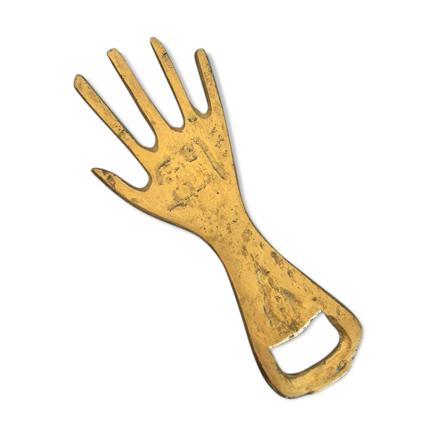 Hand-shaped brass stripper