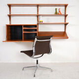 Vintage modular wall system by Poul Cadovius